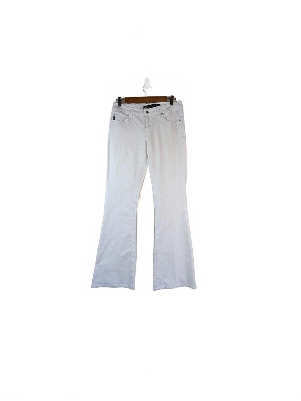 VTG Style Y2K Mudd White Flare Jeans Size 5